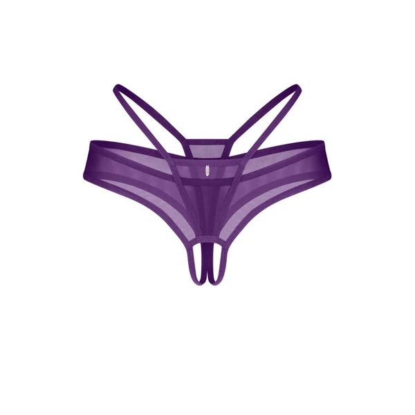 Vibres - String ouvert violet Obsessive