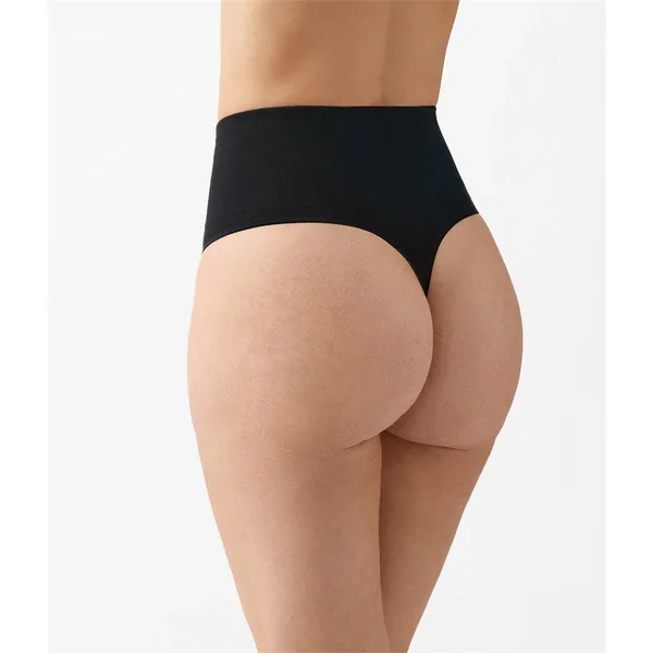 Wacoal - Culotte thong avec maintien Noir Large
