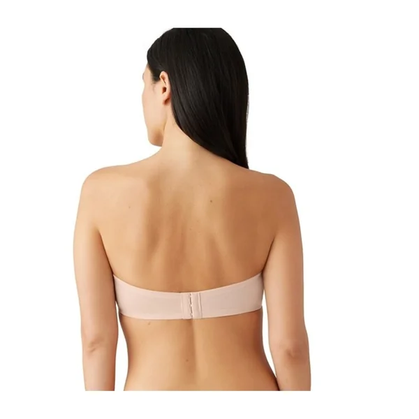 Wacoal - Soutien-gorge en dentelle sans bretelles 40 (90) DD Light Beige Halo